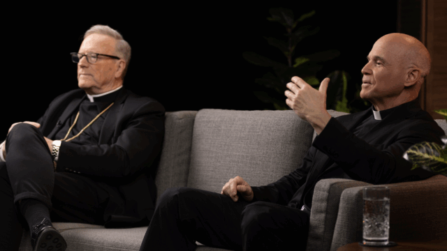 Bishop Barron and Father Steve